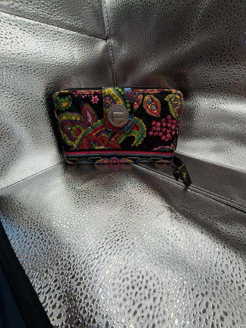 Vera Bradley Symphony In Hue Large Turn Lock Wallet